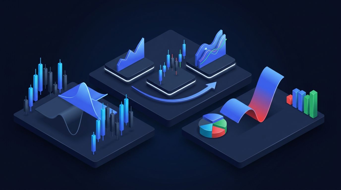 Dividend yield calculation on a dark financial dashboard