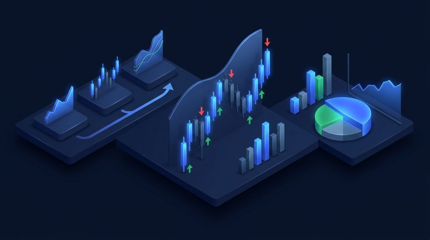 Dividend portfolio construction diagram on dark financial background