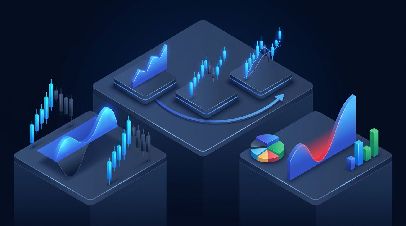 Dividend dates timeline showing ex-dividend, record, and payment dates on dark chart