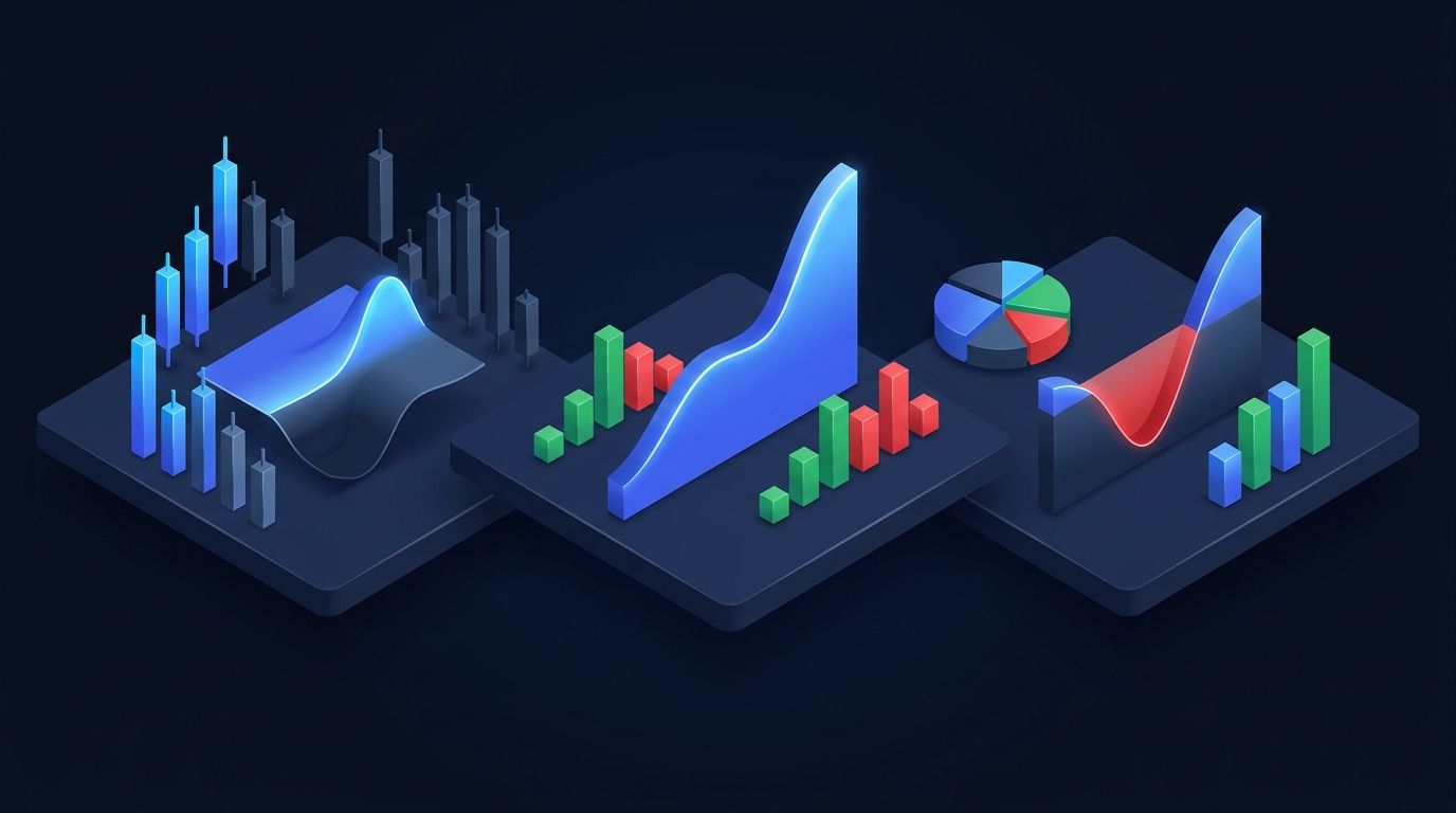 Prop firm trading evaluation stages diagram on dark background