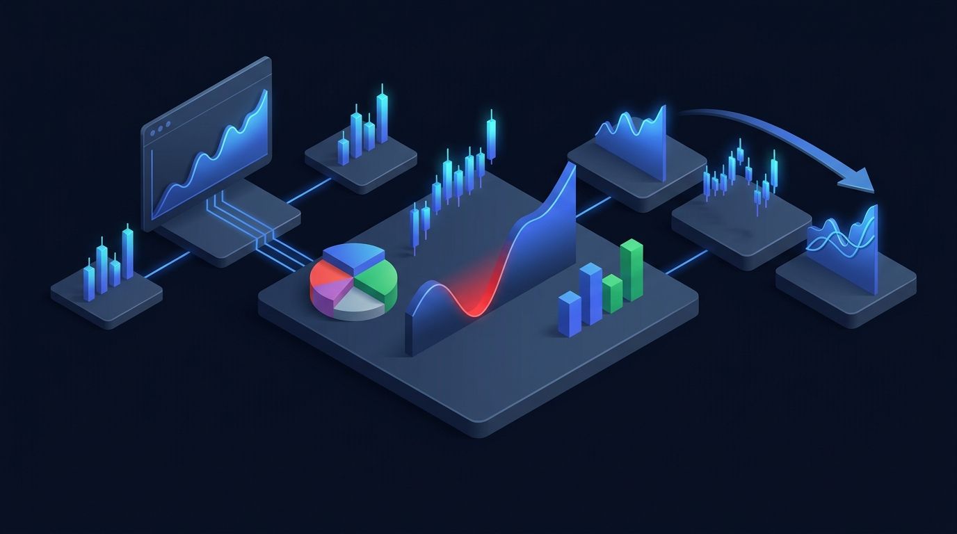 Prop firm challenge rules displayed on a dark financial dashboard