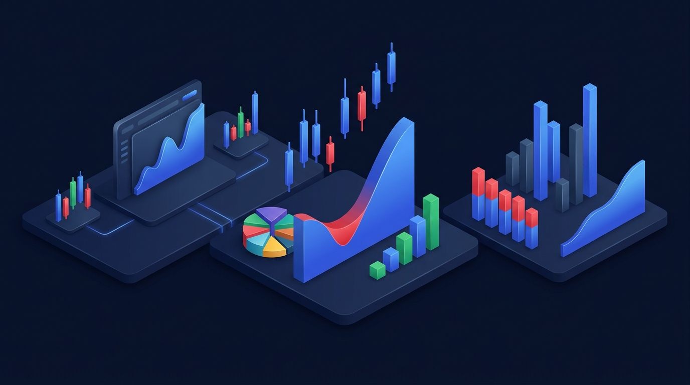 Comparison table of futures prop firms on a dark financial dashboard