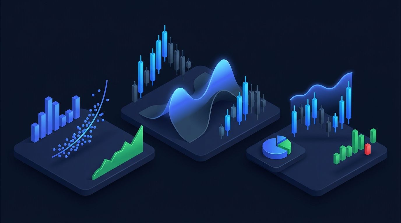 Declining equity curve and failed challenge indicators on a dark dashboard