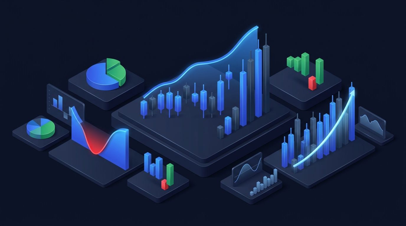 Reset cost analysis chart on a dark financial dashboard
