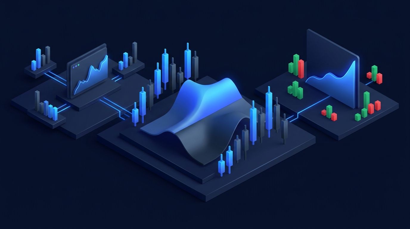 Automated options income platform as alternative to prop firms on dark dashboard