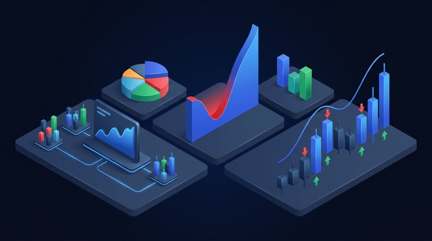 Trader analyzing prop firm cost-benefit on dark financial dashboard