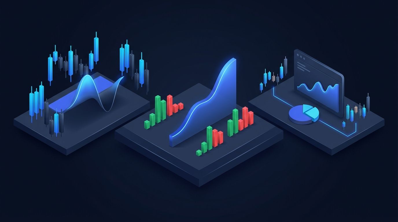 Multiple passive income streams illustrated as financial data flows