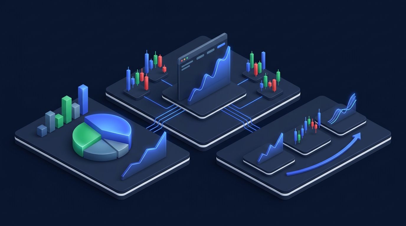 Two-column comparison of income types on a financial dashboard