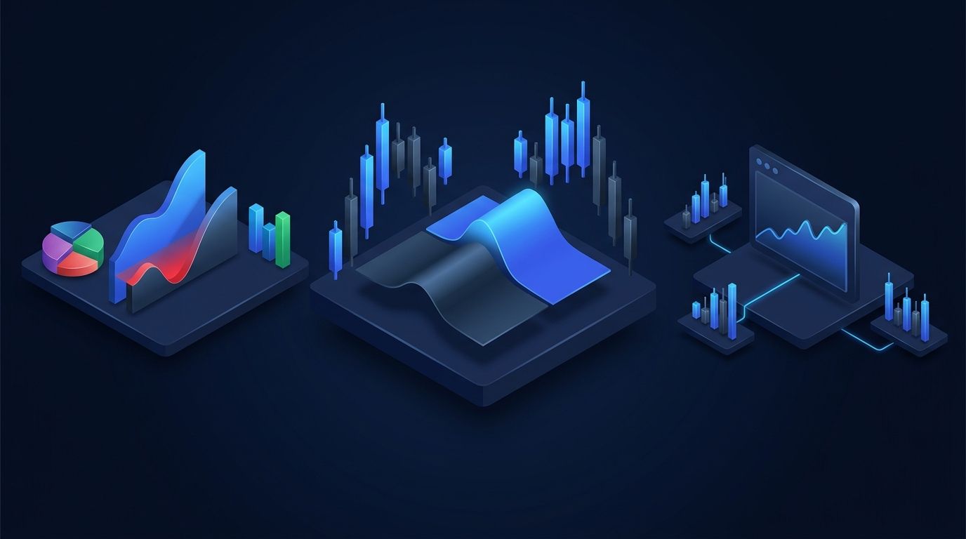 Comparison table of financial income instruments on a dark screen