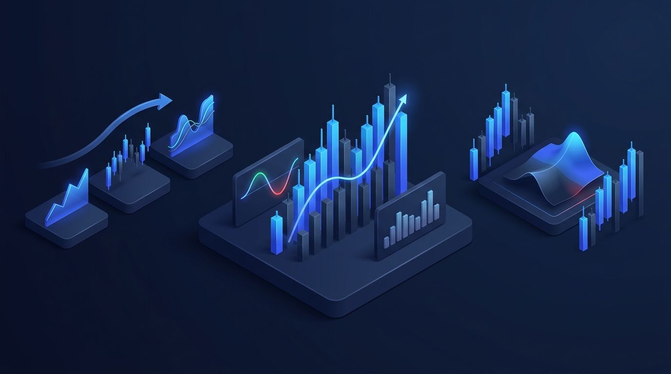 Sports betting odds and probability charts on dark financial dashboard