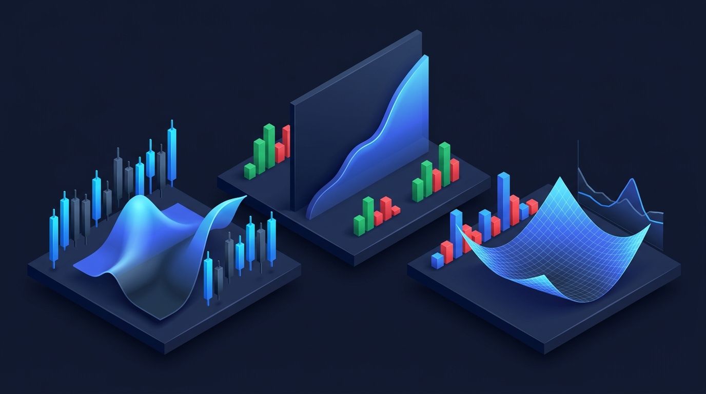 Edge reliability comparison between sports betting and options markets on dark background