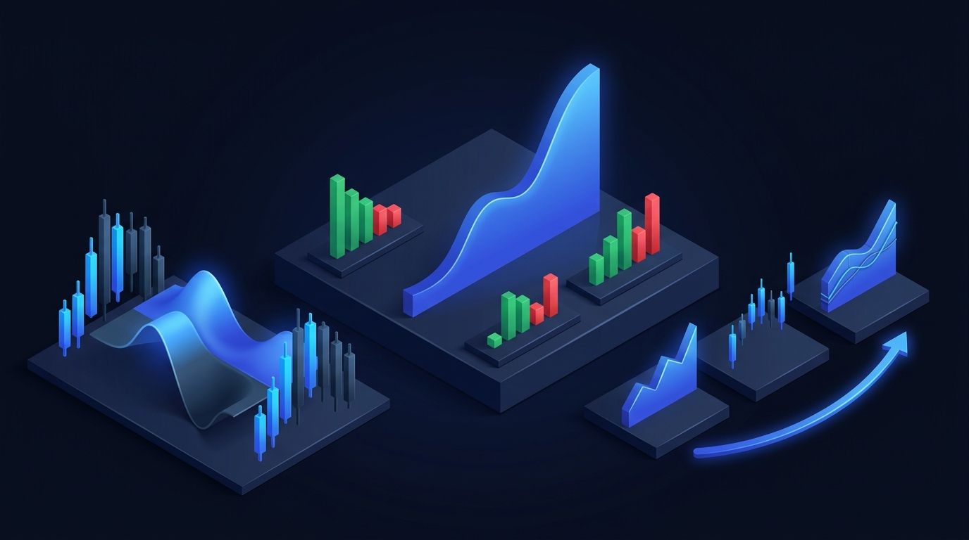 Income investing roadmap with strategy comparison on dark background