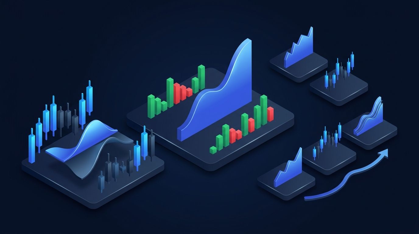 Options premium collection visualization showing credit received on a dark financial chart