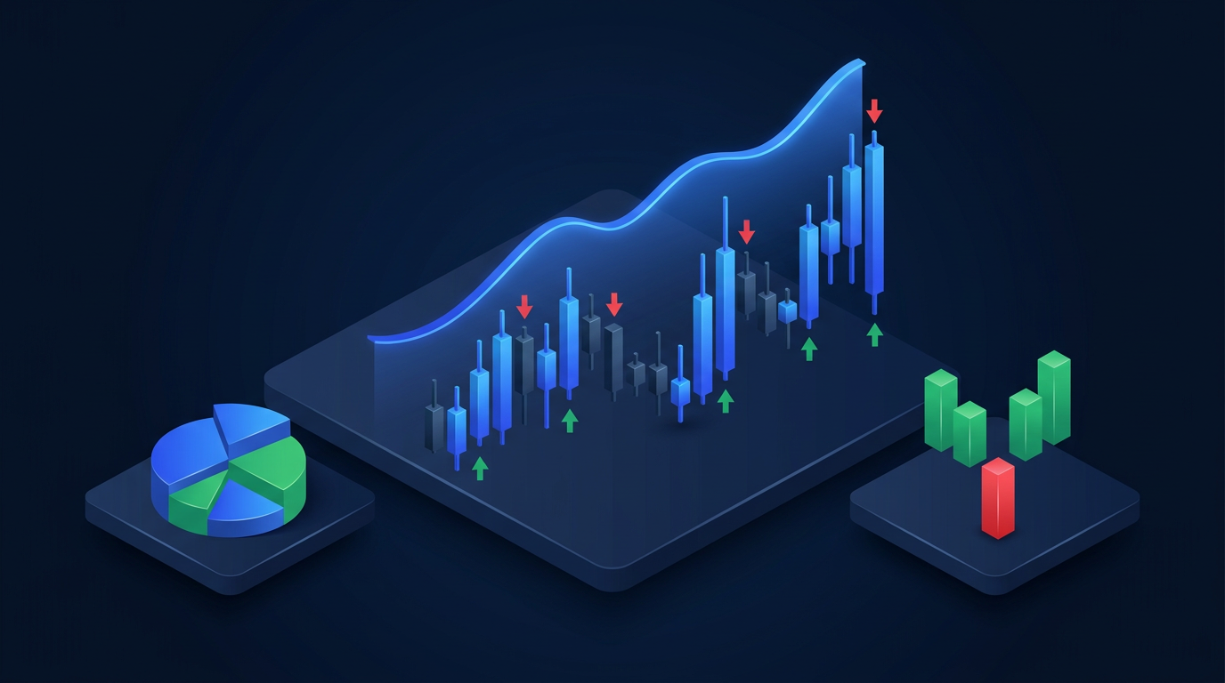 US Capitol building with stock market chart overlay representing congressional stock trading activity