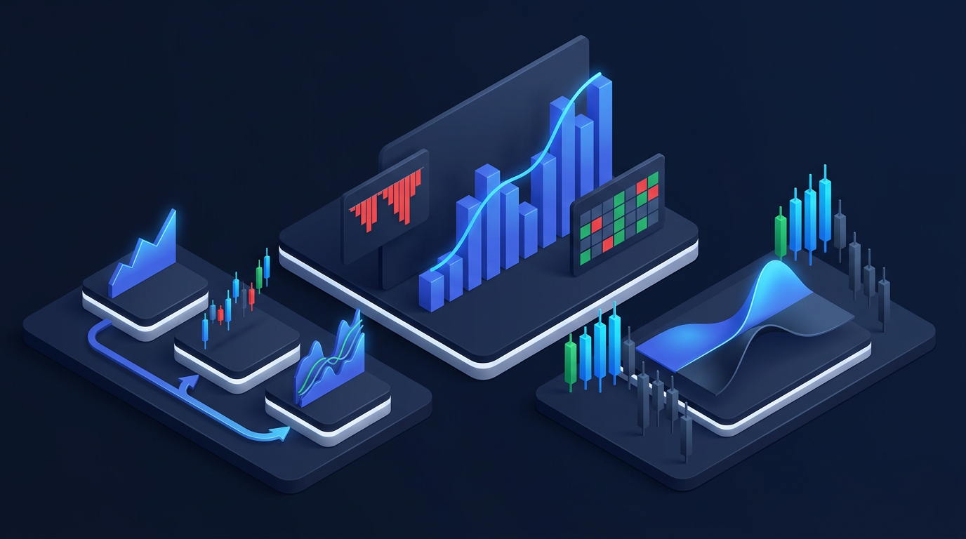 Performance verification framework showing audit trail, metrics analysis, and live vs backtest distinction for trading strategies