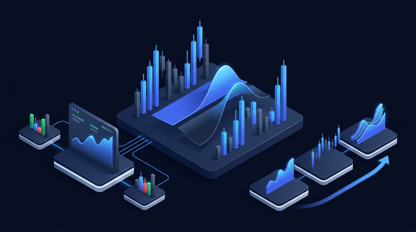 Strategy subscription service model showing the connection between systematic strategy execution and individual trader accounts