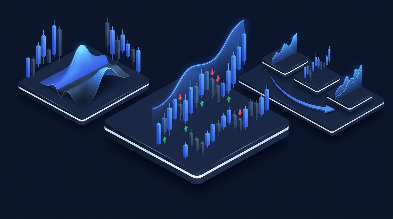 Dark pool trading visualization showing off-exchange institutional block trades compared to lit exchange order flow and systematic options income strategy