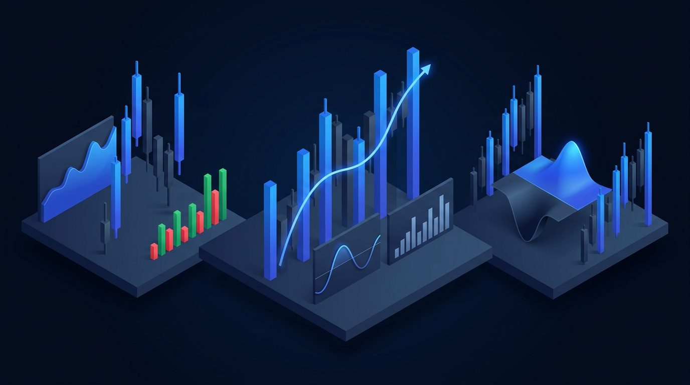 Comparison of memecoin trading volatility versus systematic options income consistency showing return distribution speculative vs structural edge