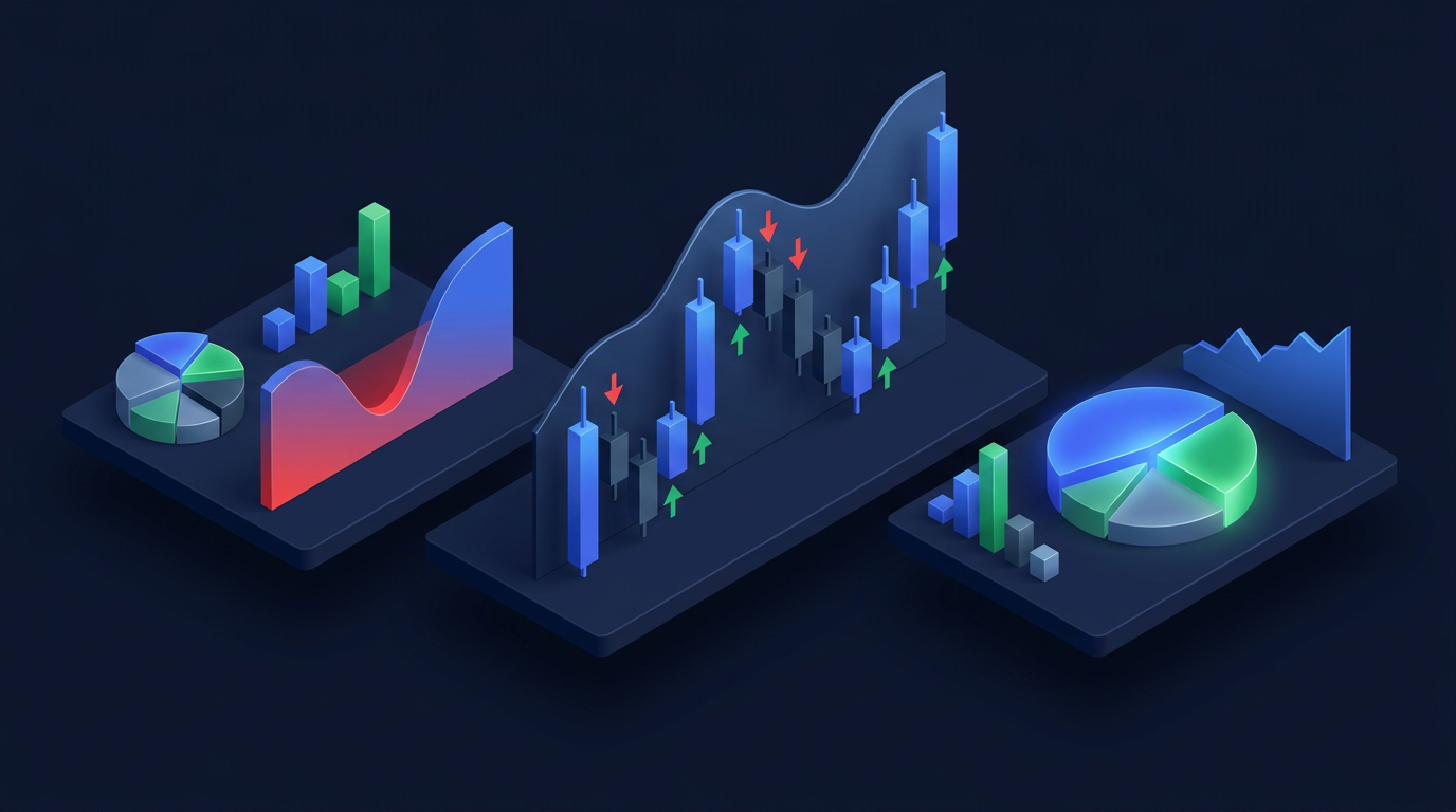 Abstract filing documents and data nodes on dark navy background representing delayed institutional data