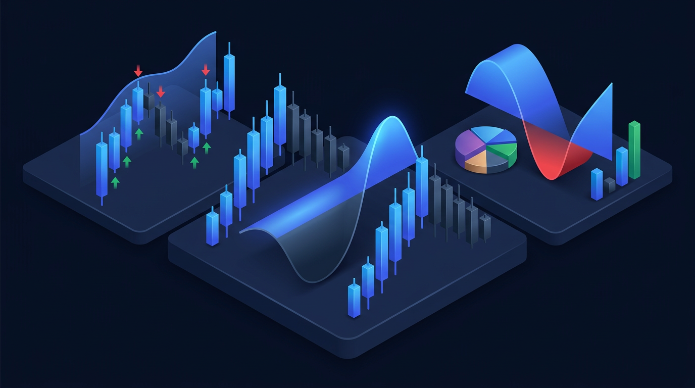 Options strategy diagram for broken wing butterfly on dark background
