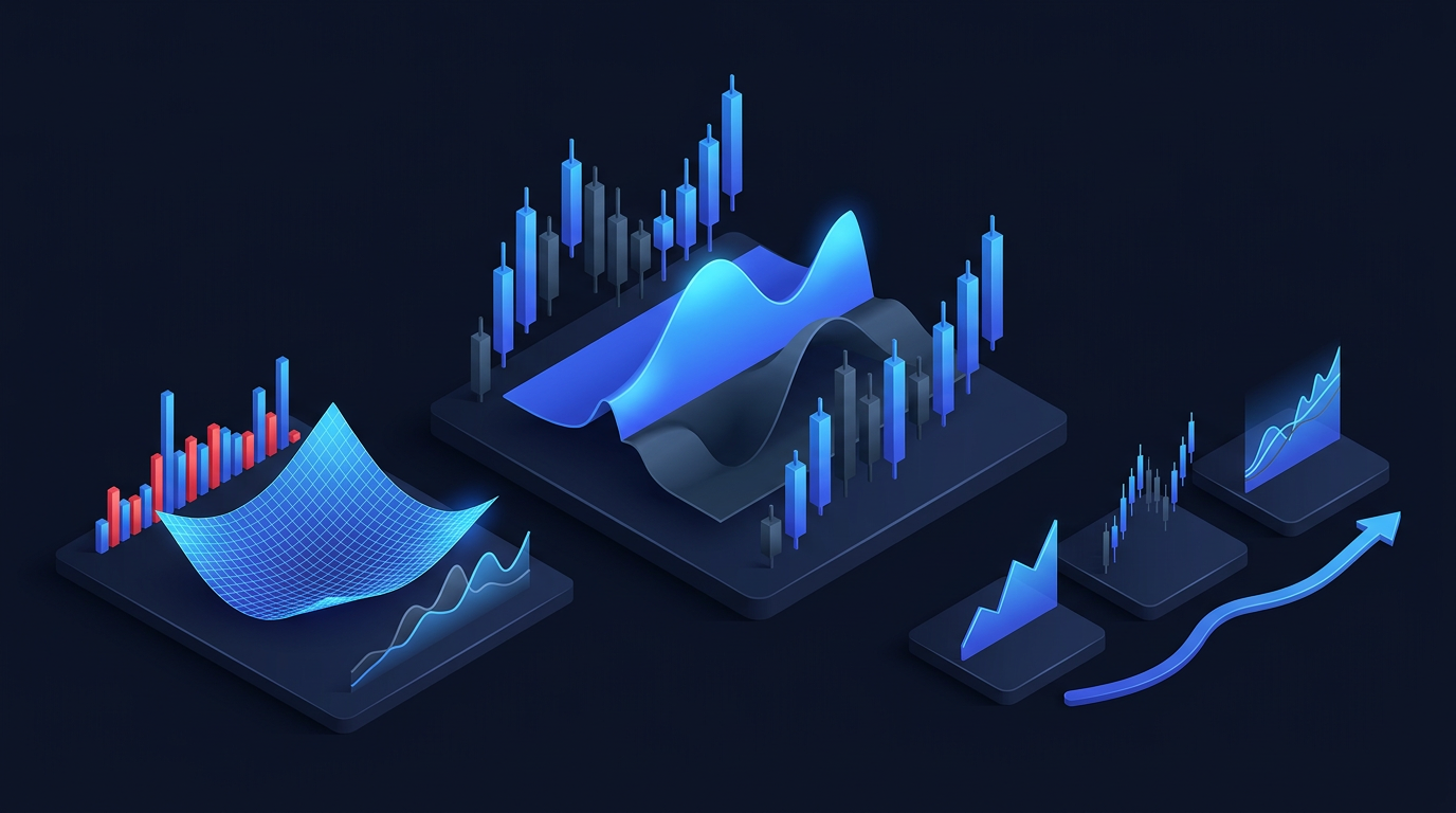 Expected move calculation diagram with options pricing data on dark navy background