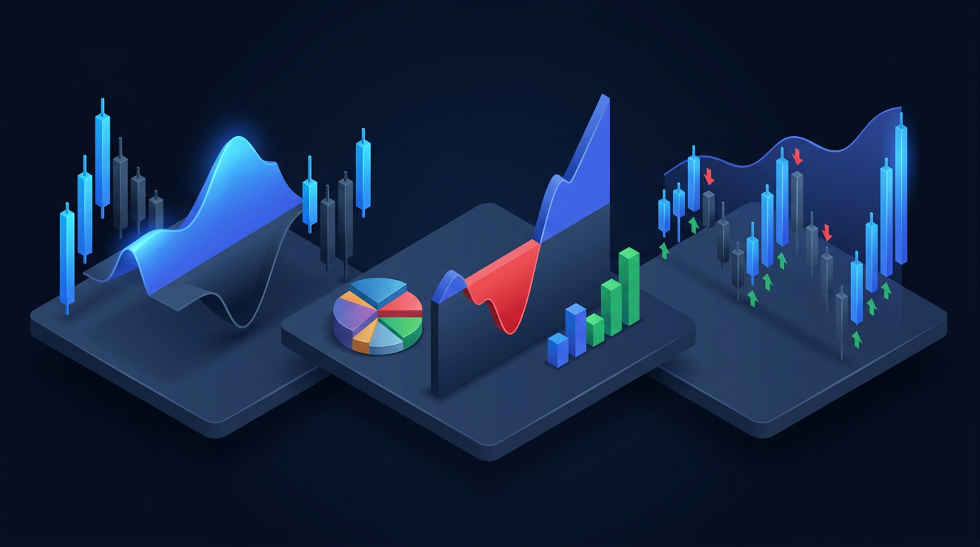 Sequence of returns risk chart showing two different return paths on dark background