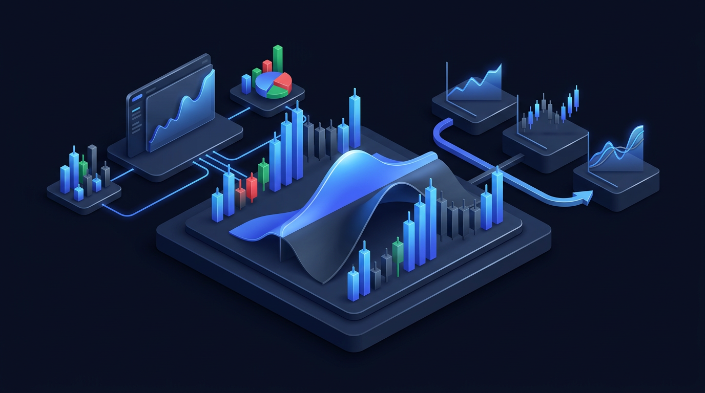 Iron condor position diagram with $5,000 account sizing breakdown on dark navy background