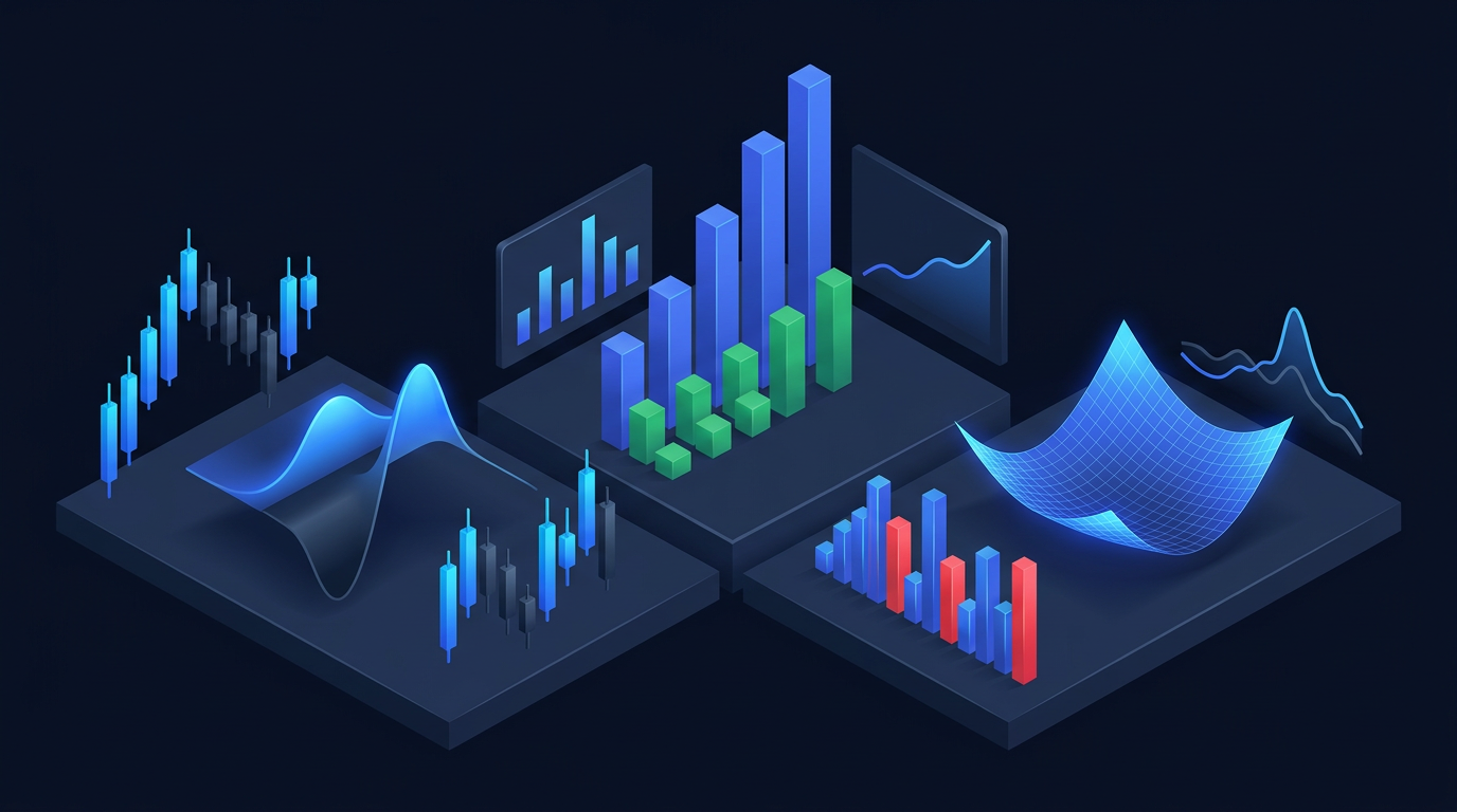 Amazon logo with options chain and trading chart
