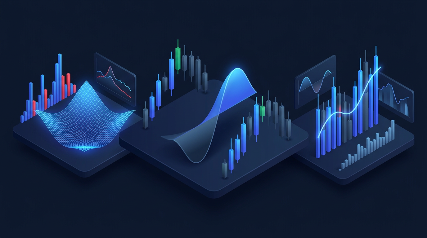 Options trader reviewing summer 2025 market charts at a clean desk