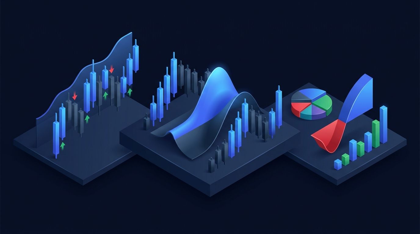 Options trading dashboard showing an iron condor position with profit and loss levels marked