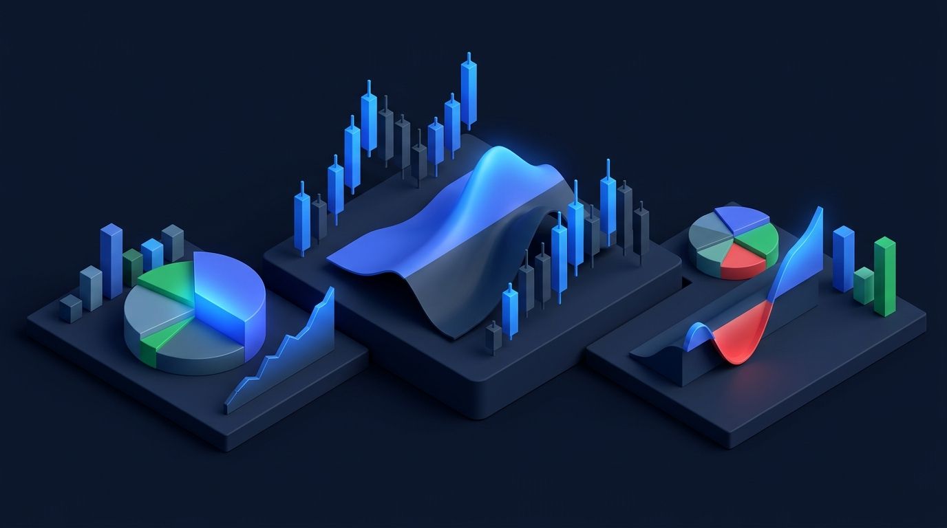 Options portfolio dashboard showing multiple concurrent positions totaling $50,000 in account value