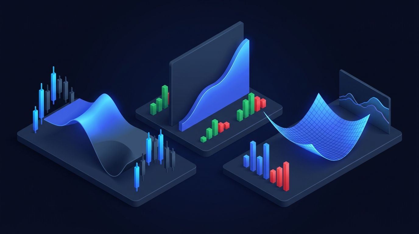 Trading chart showing Google GOOGL stock with iron condor option strikes
