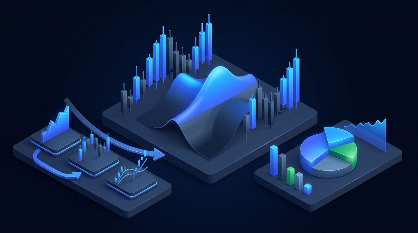 Multiple iron condor positions open simultaneously on a trading platform dashboard