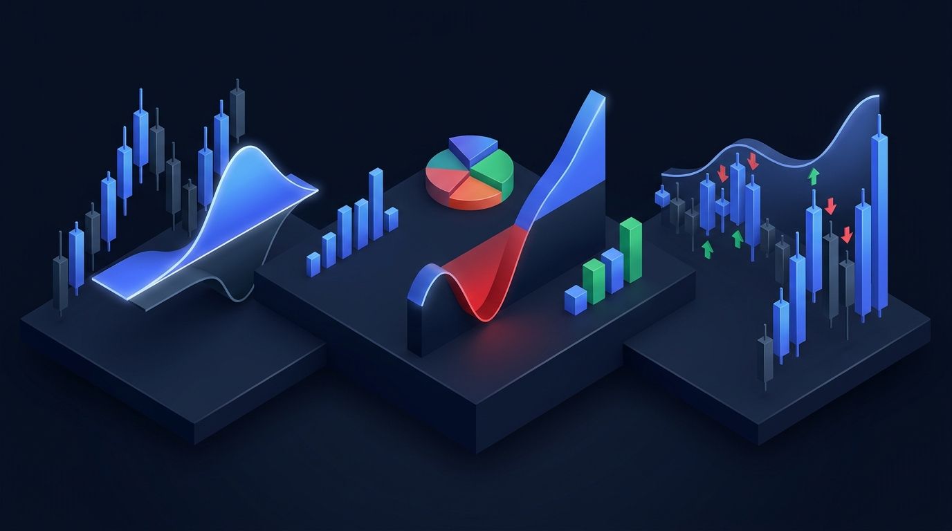 Two equity curves compared: steady monthly returns vs volatile high-risk trading