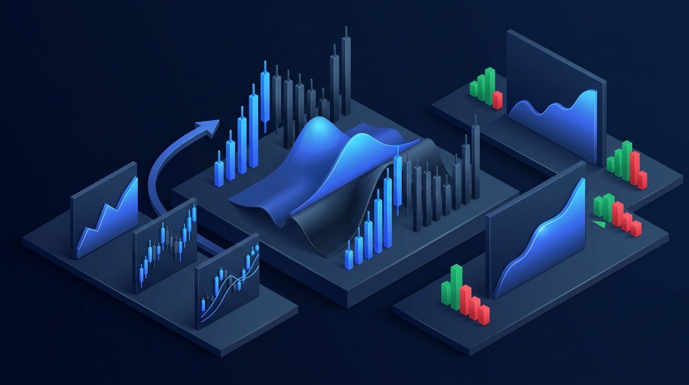 Investor reviewing monthly options income on a trading dashboard
