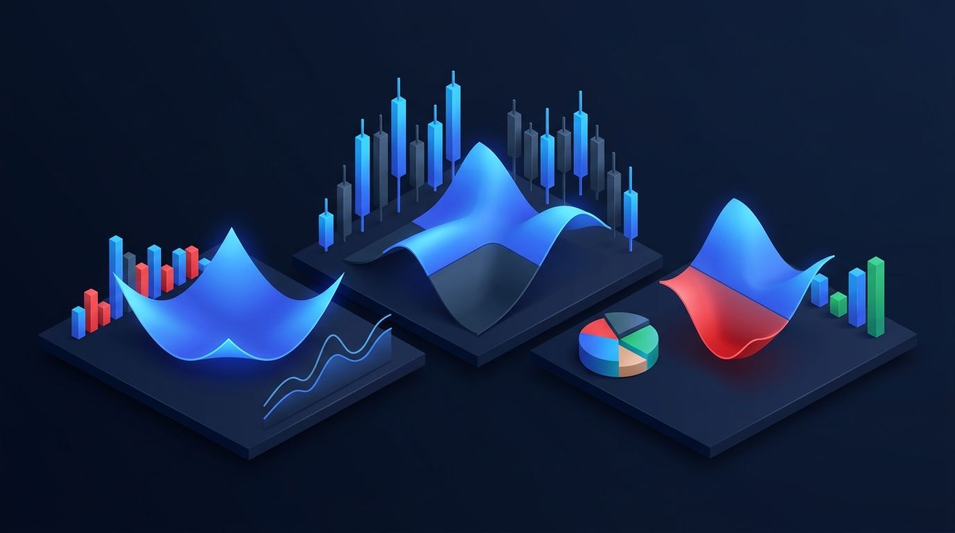 Comparison chart of SPY, QQQ, IWM, and GLD ETFs for iron condor options strategies