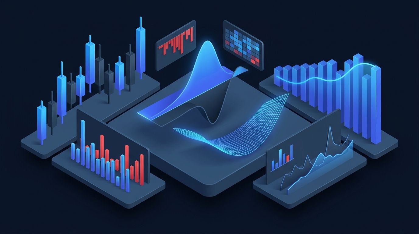Chart showing options market volatility and iron condor performance in Q4 2025