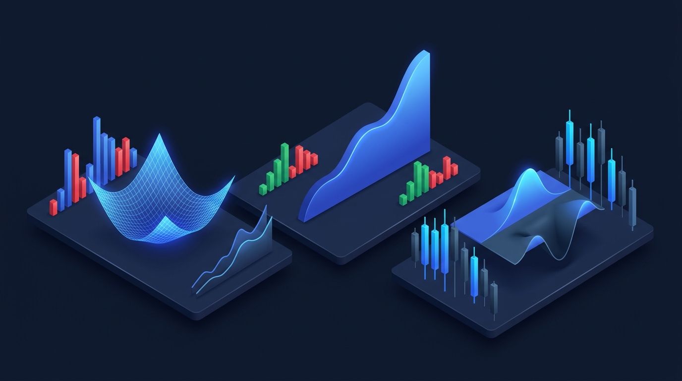 Financial market data chart summarizing a year of options trading activity