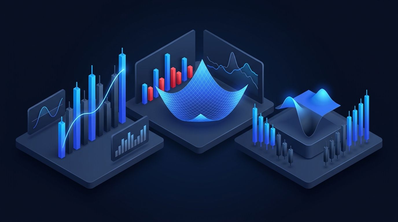 Market structure charts showing 0DTE volume growth and VIX changes in 2025