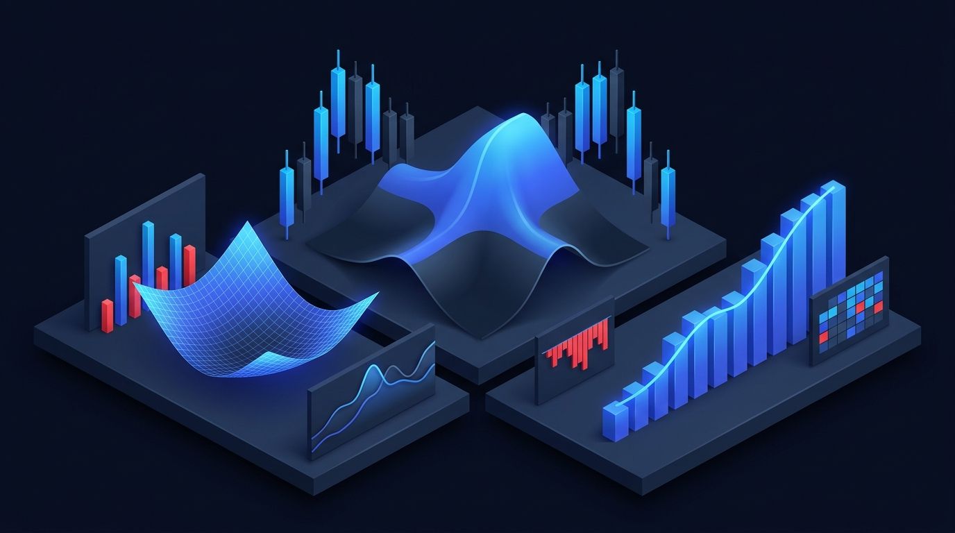 Performance chart showing iron condor profit zones against a Q1 2026 calendar backdrop