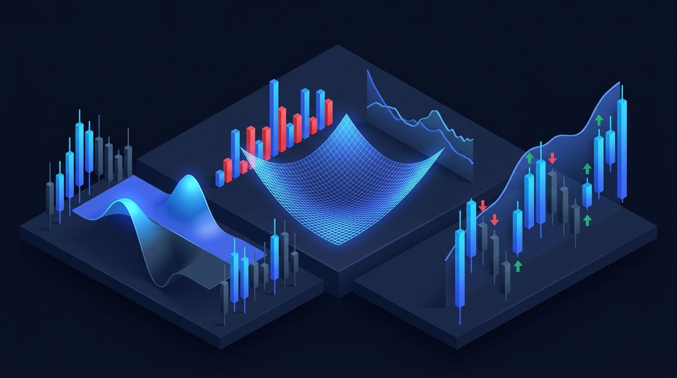A financial screen showing the VIX volatility index chart with market data