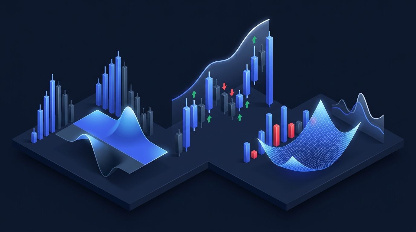 Options strategy comparison chart with volatility indicators on a trading screen