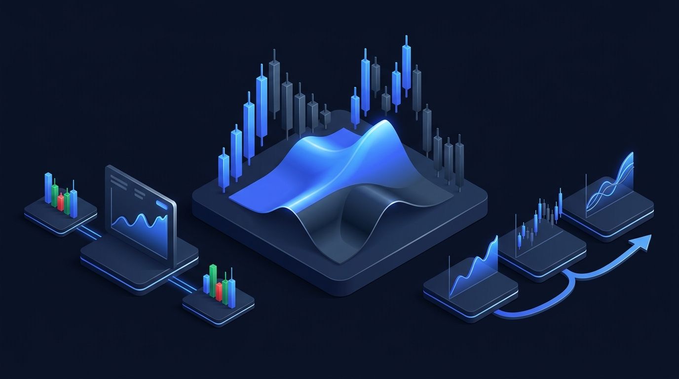 New trader setting up an automated options trading account on a laptop