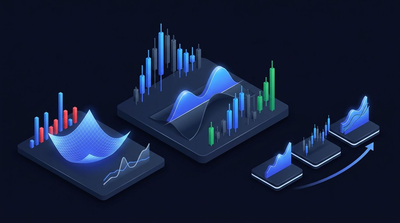 Options trader analyzing market charts in a post-election volatility environment