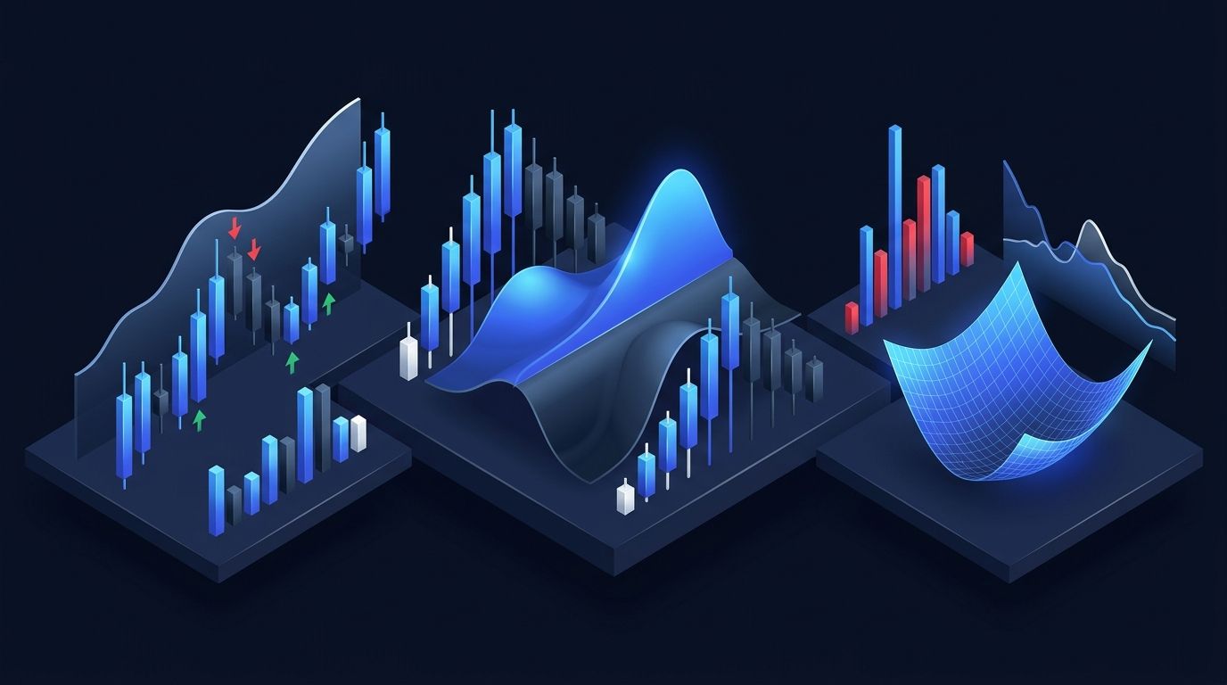Seasonal chart showing options market volatility patterns across Q1 months