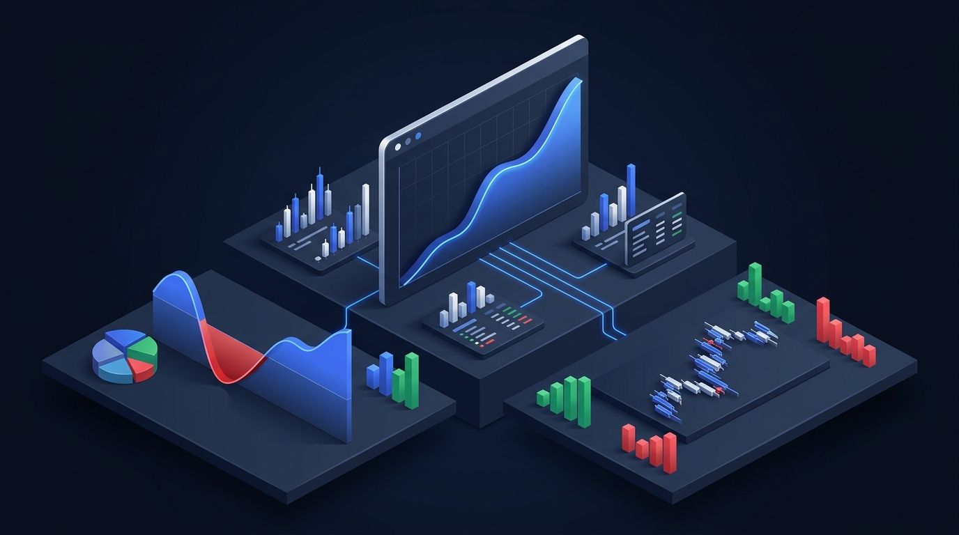New trader setting up automated gold futures trading with a clean dashboard and gold price chart