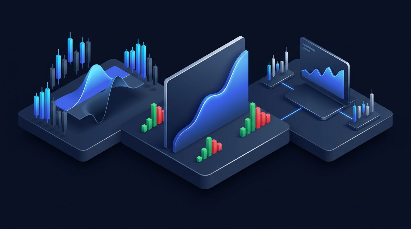 Two strategy panels side by side — iron condor options chain and gold futures breakout chart