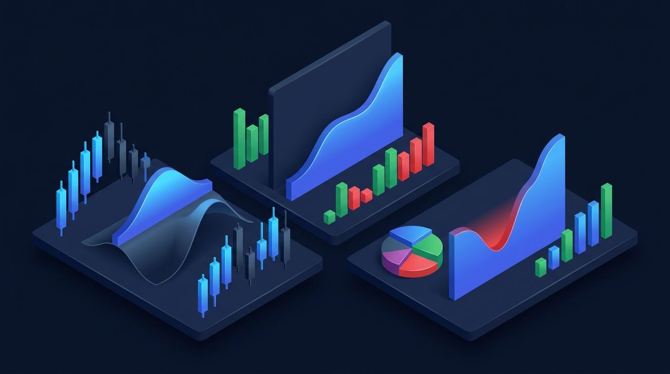 Options trading chart compared to a real estate property illustration