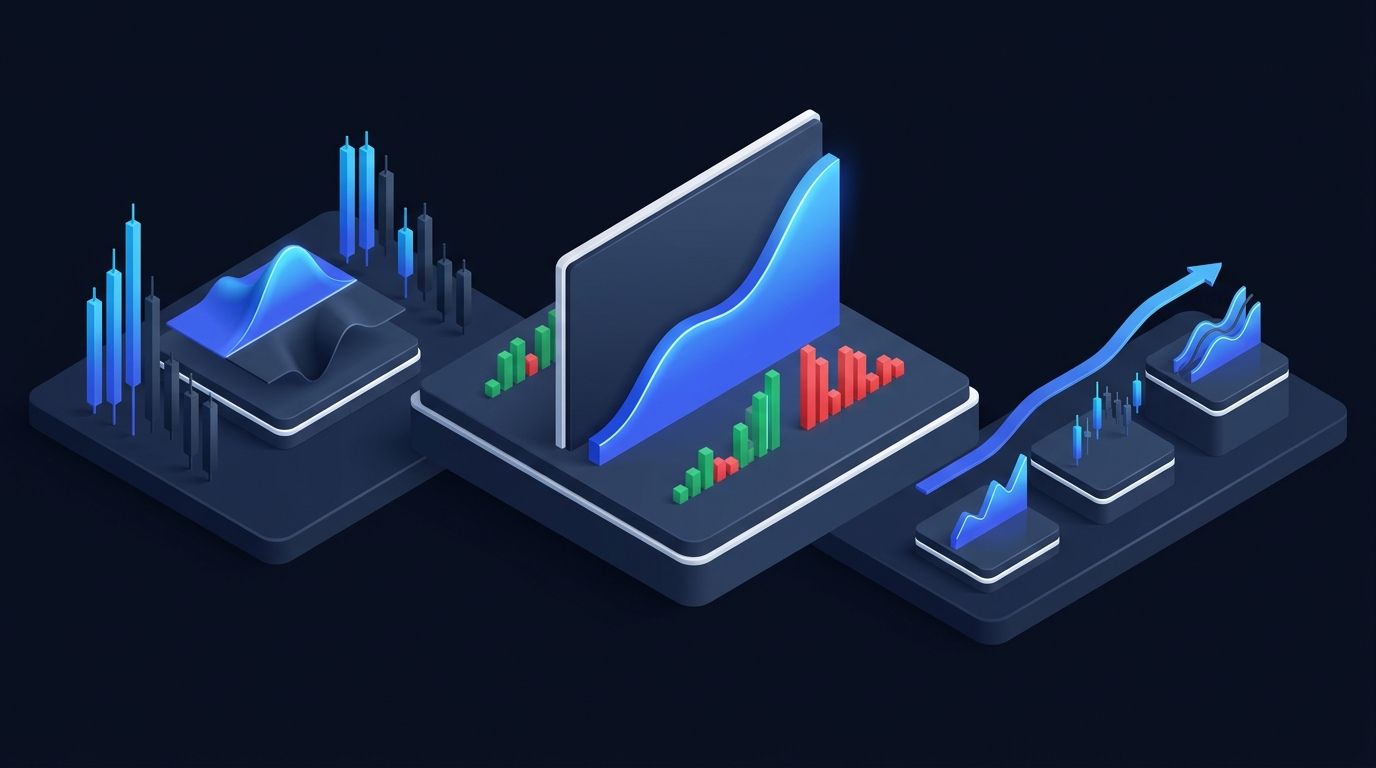 Budget options trading starting setup on a financial screen