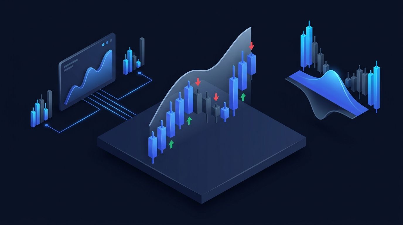 Automated options trading system architecture diagram